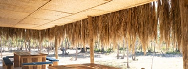 Outside dining area