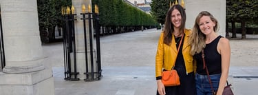 charlotte et victoria immobilierCharlotte Goutard et Victoria Ricard immobilier jardin du palais roy