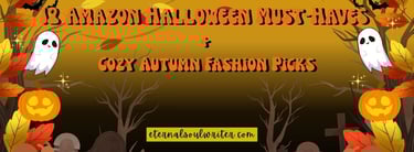 12 Amazon Halloween Must-Haves + Cozy Autumn Fashion Picks blog post eternalsoulwriter.com