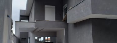 textura projetada sobrado