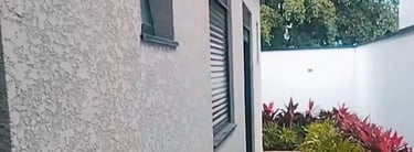 textura projetada casa