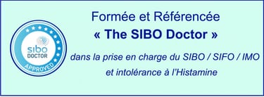 diététicienne formée et certifiée The SIBO Doctor-prise en charge du SIBO et histamine