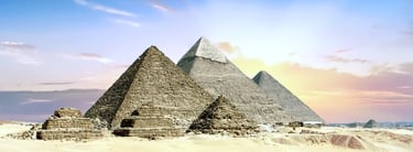 Les pyramides de Gizeh