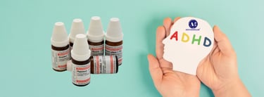 Homeopathic treatment for ADHD – Natural remedies to improve focus, reduce hyperactivity, and balance emotions in children.