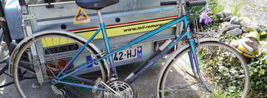 Vieux vélo reconditionné