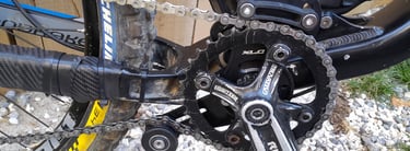 chaîne de vélo à réparer