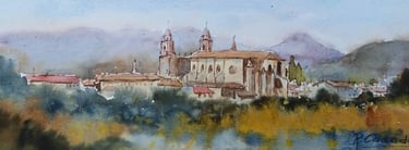 acuarela la catedral