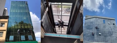 Limpeza de Fachadas - Rapel