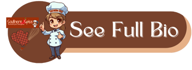 a chef holding a knife and a knife in front of a sign that says see