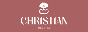 elegant and sober logo of Christian patisserie