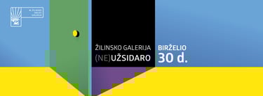 Advertising on social networks. An open door inviting you to enter the gallery one last time.