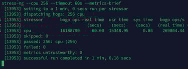 amd epyc 9754 stress-ng output