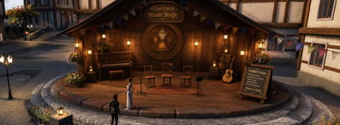 Music Stage in Silver Creek Town
