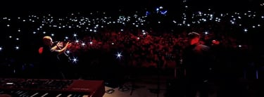 David De Mata on stage for Gustavo Cerati Tribute