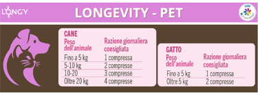 Longylife dosaggio Longevity PET