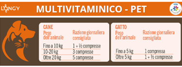Longylife dosaggio Multivitaminico PET