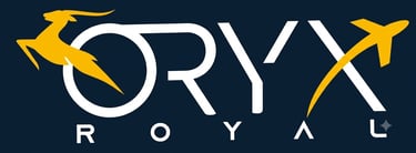 Royal Oryx long Logo Sign Navy Regus