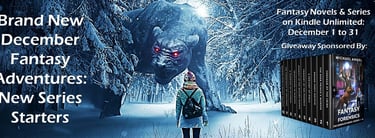 Brand new December Fantasy Adventures: New series starters.