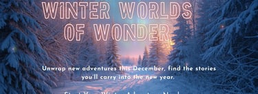Winter worlds of wonder, unwrap new adventures of action and excitement in fantasy and sci-fi.