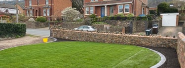 landscaping work carried out in malvern lakes building and plastering services