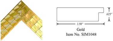 Golden Picture Frame Item No. SIM1048