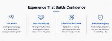 Professional experience across Microsoft, Meta, VMware, and Zillow executive recruiting organization