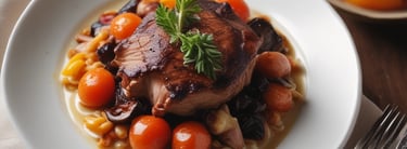 A cozy dining area overlooking the airport runway at sunset.