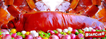 big size lechon as a centerpiece