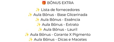 bonus extra curso sabonete cacho de uva