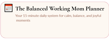 The Balance Working Mom Planner