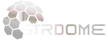STRDome logo blanco
