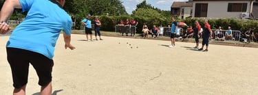 partie de pétanque aux championnats de France promotions 2019