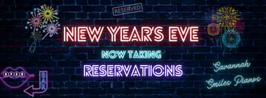 New Year Eve now taking reservations