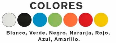 COLORE SILLAS PLASTICO NEON