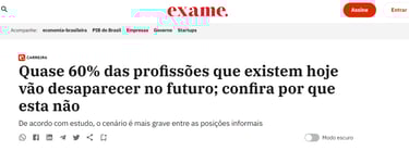 imagem de uma noticia