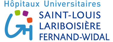 the saint louis logo on the front of a blue and white logo