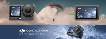 dji osmo action 6 kamera paragliding gleitschirmfliegen cameras
