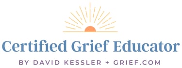 certified grief educator by david kessler logo