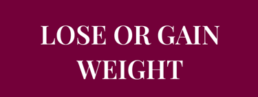 Do you want to  LOSE OR GAIN WEIGHT  sustainably & without dieting?
