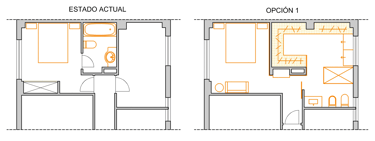 Proyecto de reforma integral de vivienda en Valencia. IMPATTO interiorismo