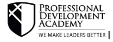 professional development academy logo