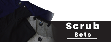 a man's shirt and pants with the words scrub scrub scrubs