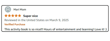 United States Amazon Review #1