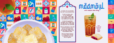 arabian cookbook spread