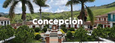Vue panoramique place de Concepción, Antioquia