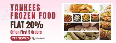 chicken, mutton frozen food, cold cuts, salami, kebabs, samosa, nuggets, rolls, sausages