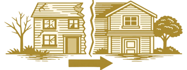 Real estate renovation and home flipping contractor in Phoenix AZ transforming investment properties