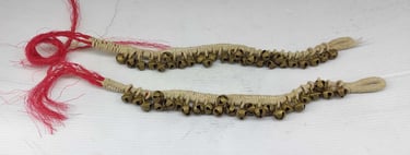 "Handcrafted tribal-style medium anklet for feet–ethnic jewelry-Globally tradable"