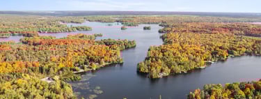 A lake in the Township of Trent Lakes, Ontario.