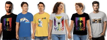 gay and lesbian pride t-shirts designs by flamingay